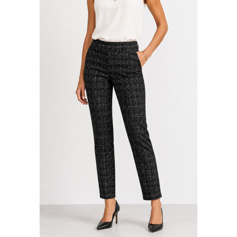 Kut From the Kloth Stefany Printed Slim Straight Leg Pants size 6
